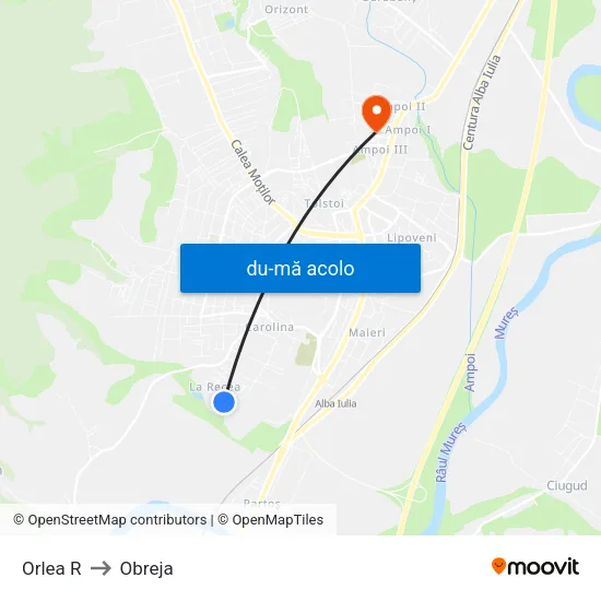 Harta de Orlea R către Obreja