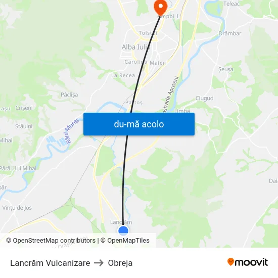 Harta de Lancrăm Vulcanizare către Obreja
