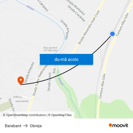 Harta de Barabant către Obreja