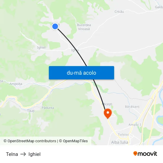 Harta de Telna către Ighiel