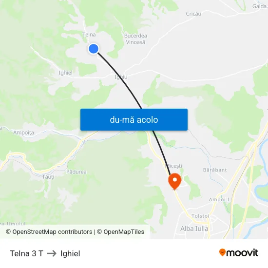 Harta de Telna 3 T către Ighiel