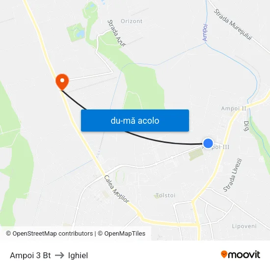 Harta de Ampoi 3 Bt către Ighiel