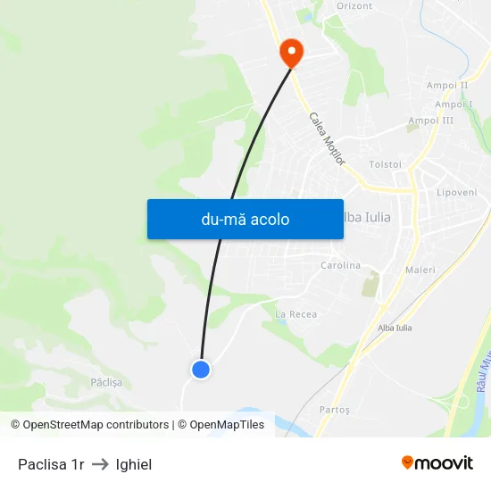 Harta de Paclisa 1r către Ighiel
