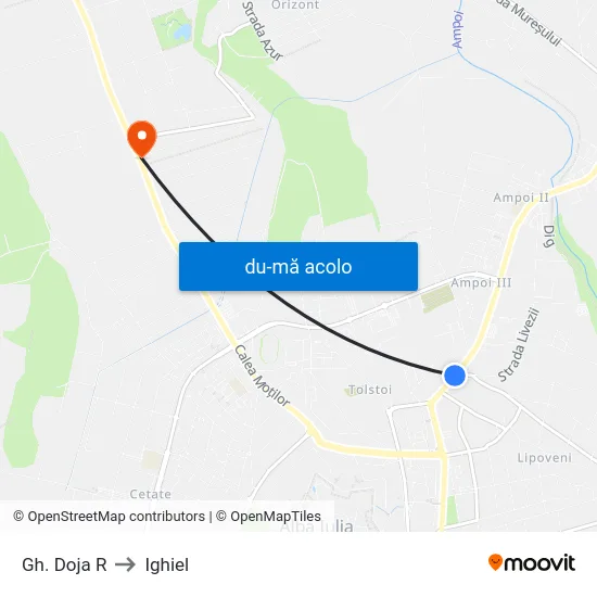 Harta de Gh. Doja R către Ighiel