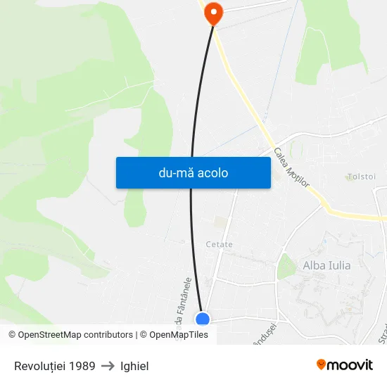 Harta de Revoluției 1989 către Ighiel