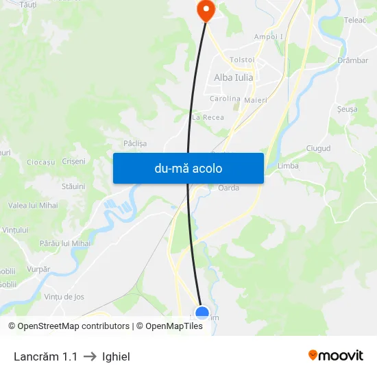 Harta de Lancrăm 1.1 către Ighiel