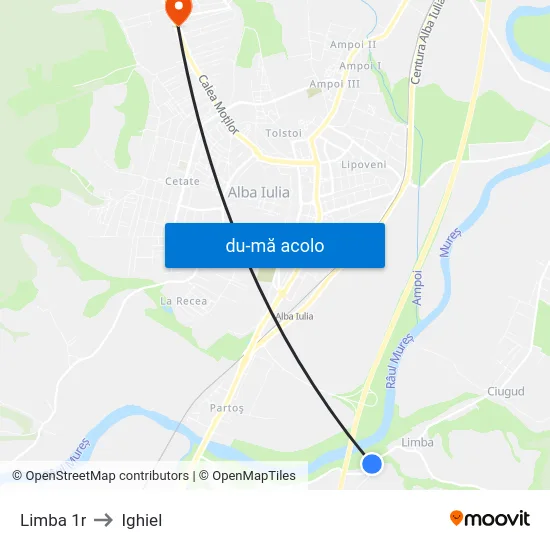 Harta de Limba 1r către Ighiel