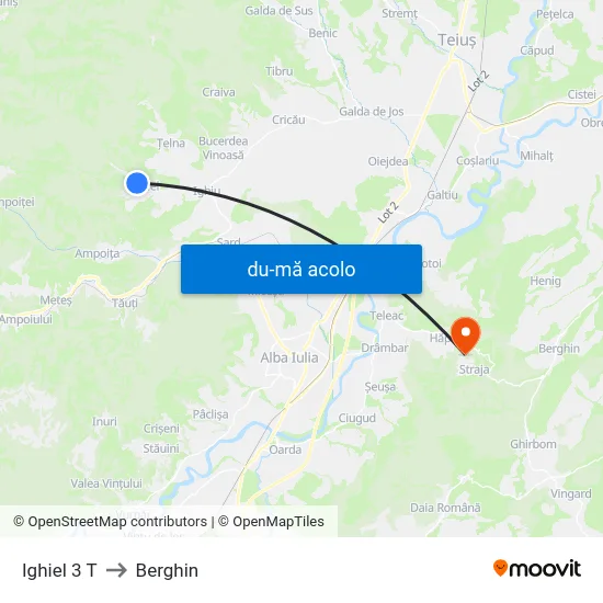 Harta de Ighiel 3 T către Berghin