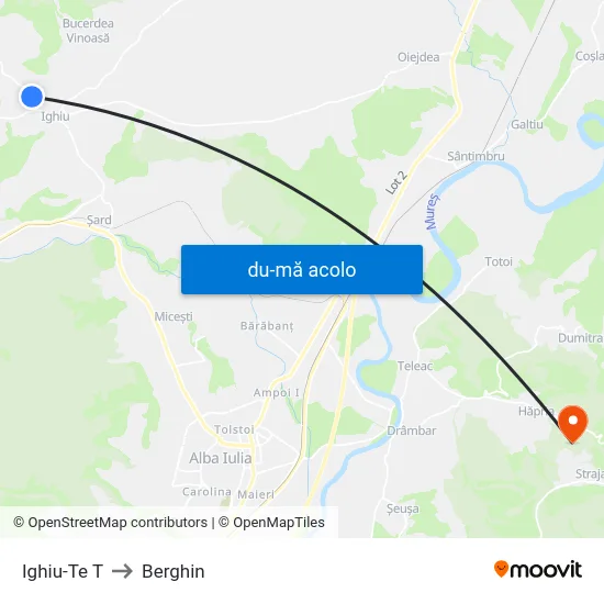 Harta de Ighiu-Te T către Berghin