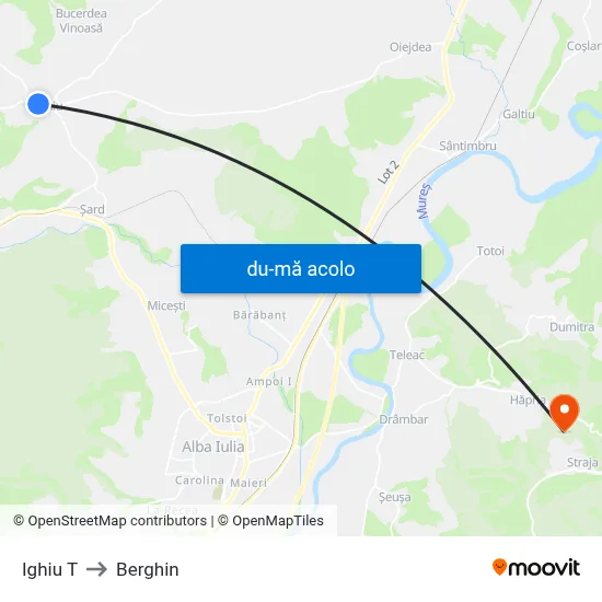 Harta de Ighiu T către Berghin