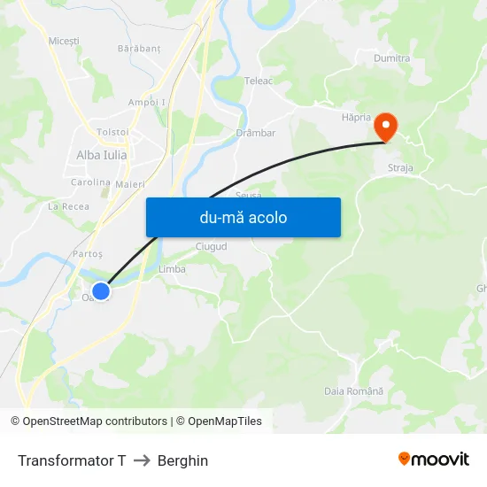 Harta de Transformator T către Berghin