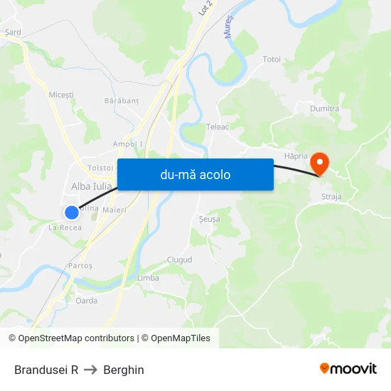 Harta de Brandusei R către Berghin