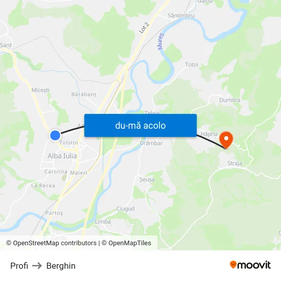 Harta de Profi către Berghin