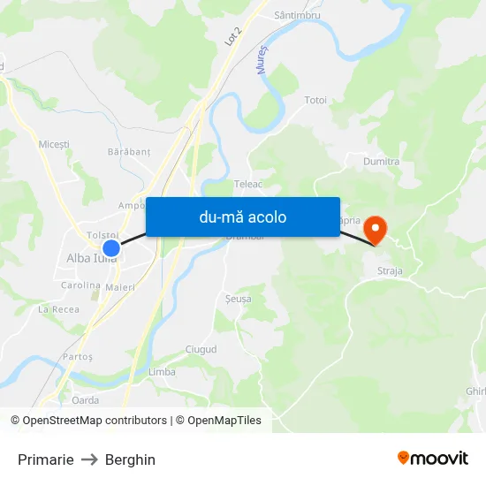 Harta de Primarie către Berghin