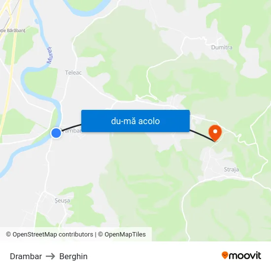 Harta de Drambar către Berghin