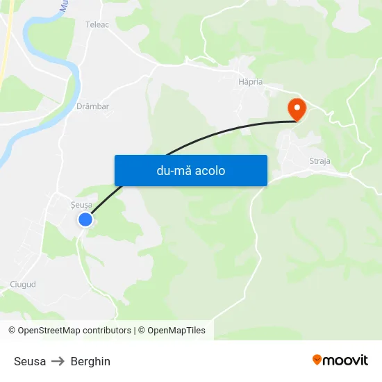 Harta de Seusa către Berghin