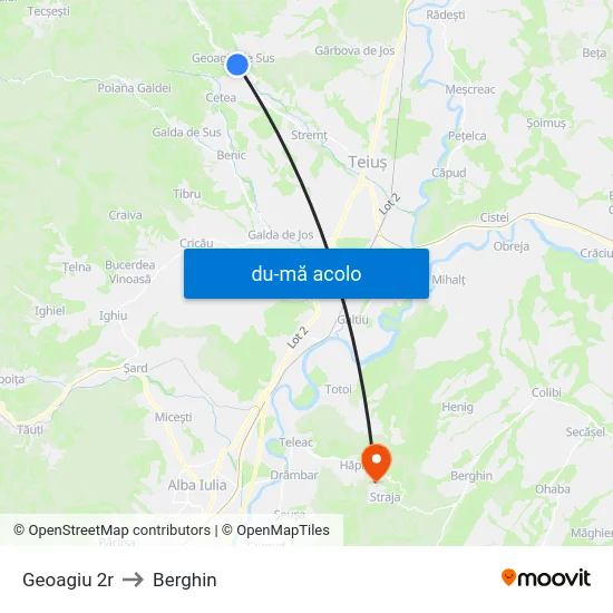Harta de Geoagiu 2r către Berghin