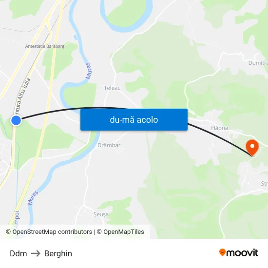 Harta de Ddm către Berghin
