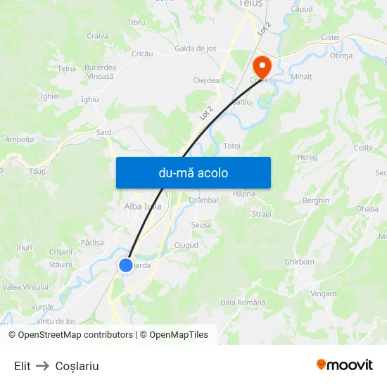 Harta de Elit către Coşlariu