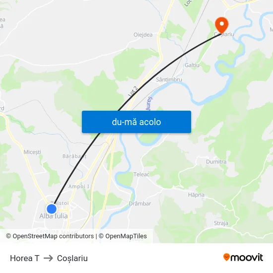 Harta de Horea T către Coşlariu