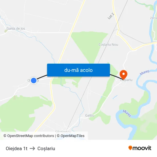 Harta de Oiejdea 1t către Coşlariu