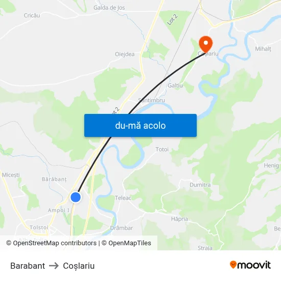 Harta de Barabant către Coşlariu