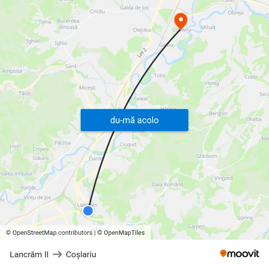 Harta de Lancrăm II către Coşlariu