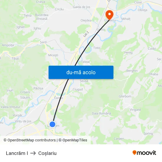 Harta de Lancrăm I către Coşlariu
