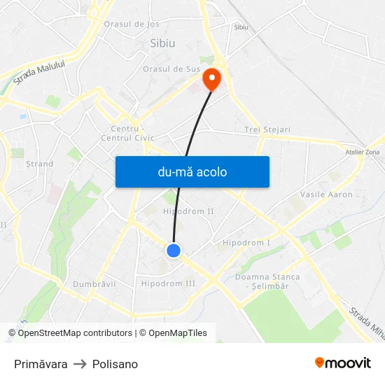 Harta de Primăvara către Polisano