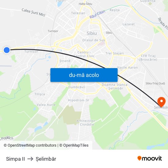 Harta de Simpa II către Șelimbăr