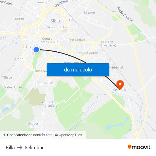 Harta de Billa către Șelimbăr