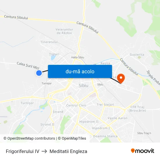 Harta de Frigoriferului IV către Meditatii Engleza