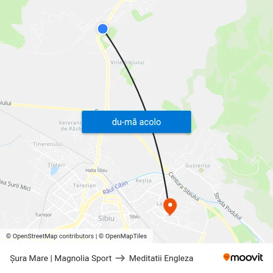 Harta de Șura Mare | Magnolia Sport către Meditatii Engleza