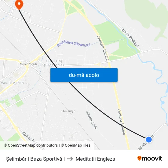 Harta de Șelimbăr | Baza Sportivă I către Meditatii Engleza