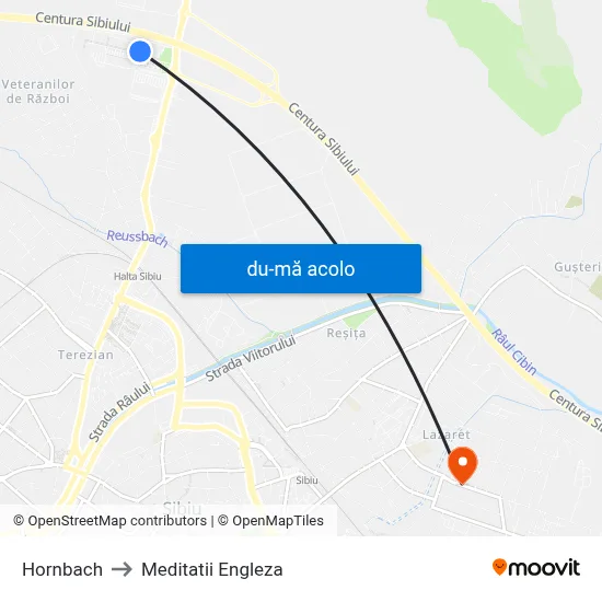 Harta de Hornbach către Meditatii Engleza