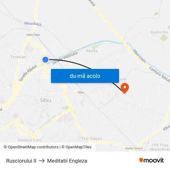 Harta de Rusciorului II către Meditatii Engleza