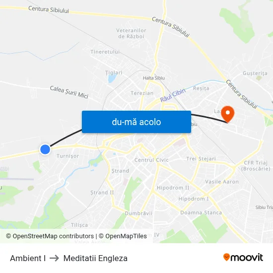 Harta de Ambient I către Meditatii Engleza