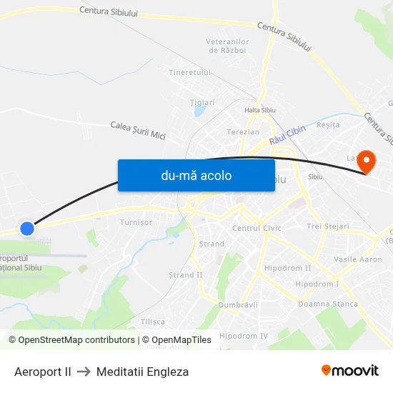 Harta de Aeroport II către Meditatii Engleza