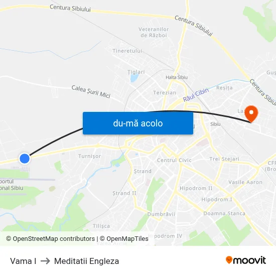 Harta de Vama I către Meditatii Engleza