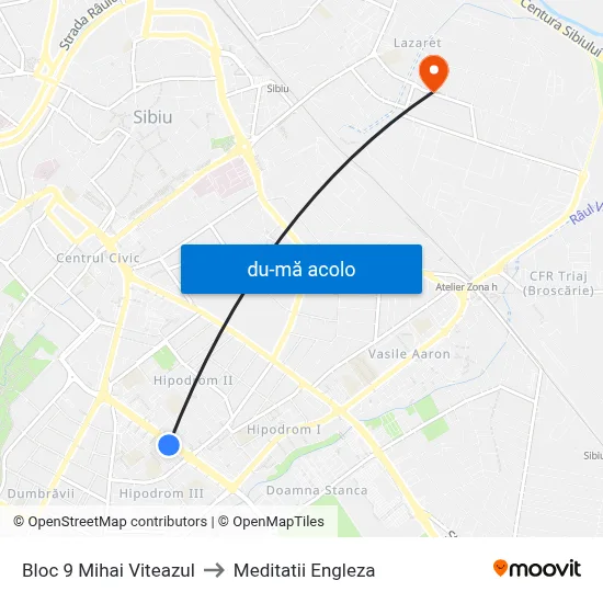 Harta de Bloc 9 Mihai Viteazul către Meditatii Engleza