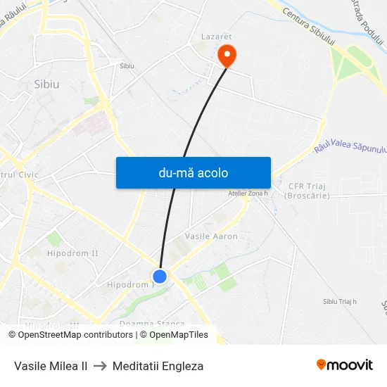 Harta de Vasile Milea II către Meditatii Engleza