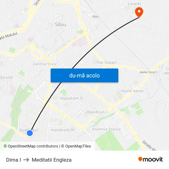 Harta de Dima I către Meditatii Engleza