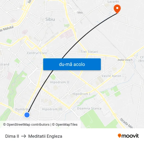 Harta de Dima II către Meditatii Engleza