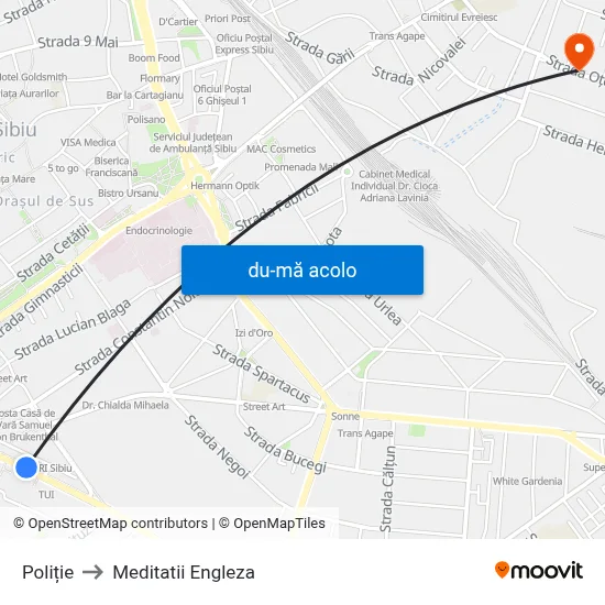 Harta de Poliție către Meditatii Engleza