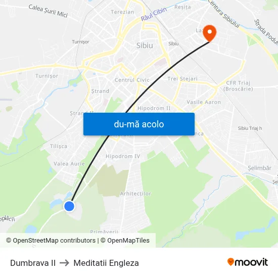 Harta de Dumbrava II către Meditatii Engleza