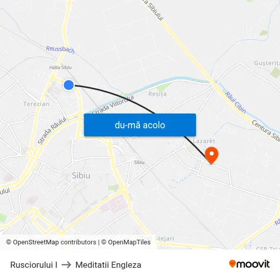 Harta de Rusciorului I către Meditatii Engleza