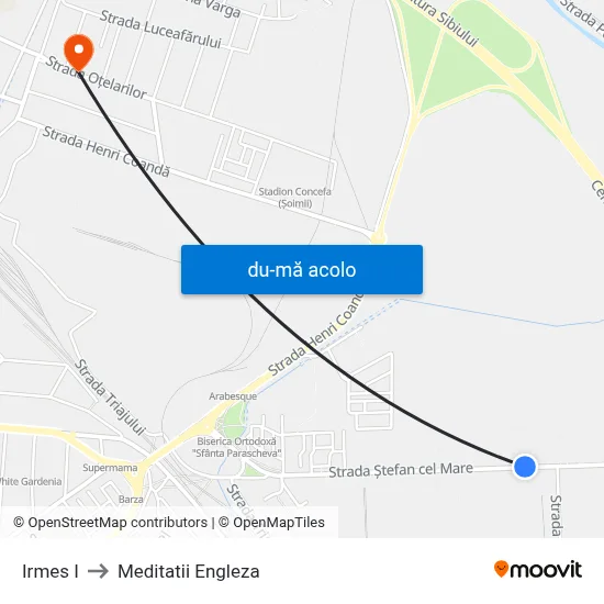 Harta de Irmes I către Meditatii Engleza