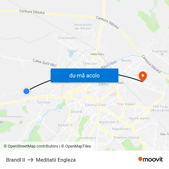 Harta de Brandl II către Meditatii Engleza