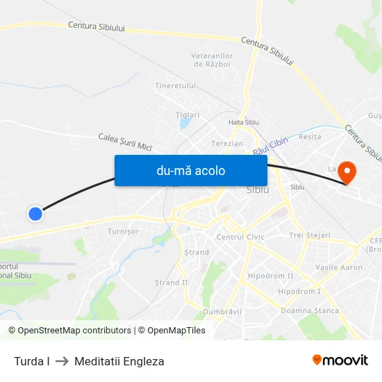 Harta de Turda I către Meditatii Engleza