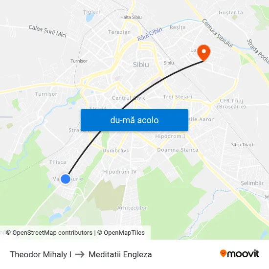 Harta de Theodor Mihaly I către Meditatii Engleza